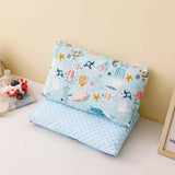 1 Pc Short Plush Baby Pillow Case With Zipper Double-sided Use Children's Pillow Case 100% Cotton Kindergarten Nap Pillow Cover