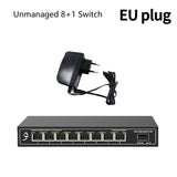 2.5g Switch 100/1000/2500Mbps RJ45 8 Ports 10Gbps SFP+ Slot Simple L2 Managed Network Switch plug and play Hub Internet Splitter