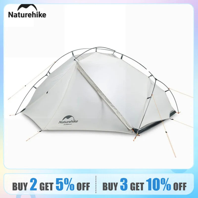 Naturehike Camping Tent Ultralight Portable 1 Person Shelter Tents Waterproof 2 Person Beach Tent Travel Hiking Outdoor Tent