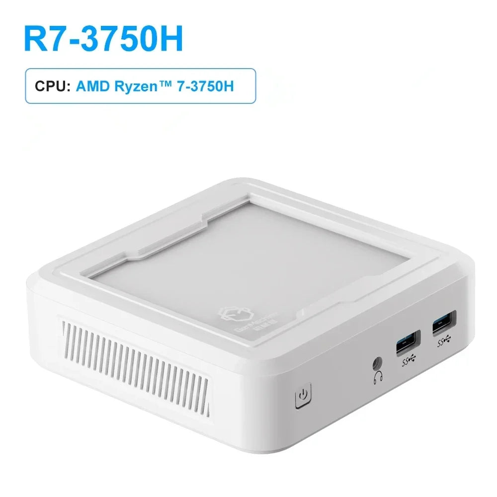 AMD Mini PC Ryzen 7 3750H 2700U R5 3550H Office Small PC Barebone Win11 2*DDR4 NVMe Gaming PC Mini Computer 4K NUC HTPC WiFi