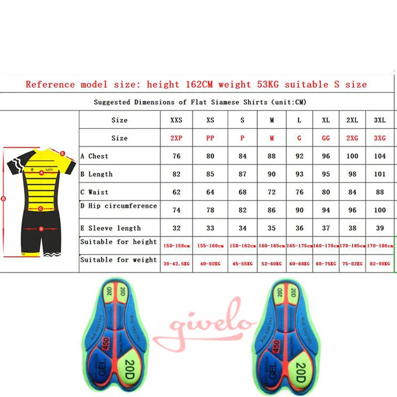 GIVELO Women's Cycling Monkey MTB Jumpsuit Long Sleeved UV Resistant Bicycle Clothing Feminino Jumpsoit Ciclismo