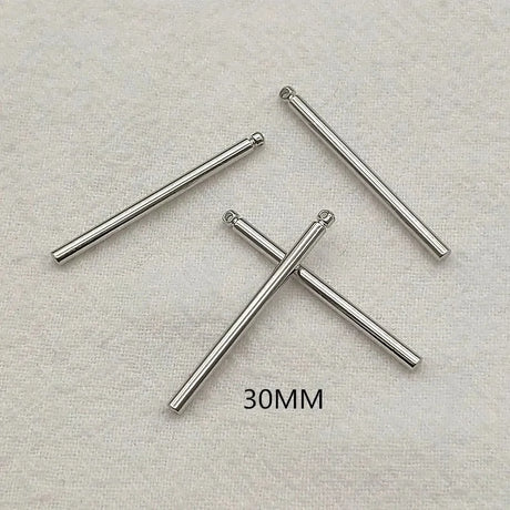 New Arrival! 30/60mm 100pcs Brass Pendants Cylinder Charm For Handmade Necklace Earrings DIY Parts,Jewelry Findings & Components