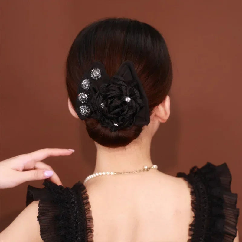 Headband Roller Hair Curler Donut Bun Maker Lazy Hairpin Tool Women's Bow Rabbit Ear Magic Hairstyle Ring Accessories Twisted