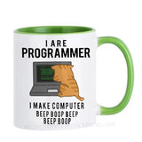 Engineer Mugs Computer Programmer Cups Programming Debugging Teaware Tea Coffee Coffeeware Geek Nerd Coworker Gift Coder Unicode