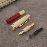 Brand JinHao 82 Mini Fountain Pen Acrylic Plastic Ink Pen Spin Golden EF F M Nib Stationery Office School Supplies Writing Gift