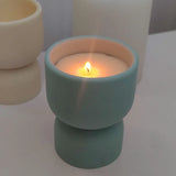 DIY Candle Cup Silicone Mold For Resin Funnel Shape Cement Aromatherapy Plaster Mold Home Decoration Craft