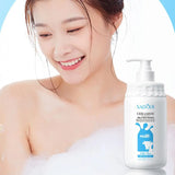 2pcs Milk Shower Gel Deep Cleaning Exfoliating Remove Moisturizing Whitening Repair Lotion Brighten Skin Body Wash Care