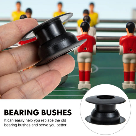 10 Pairs Foosball Accessories Universal Rod Bearings Soccer Balls Table Football Shaft Machine Bushing Bushings Plastic