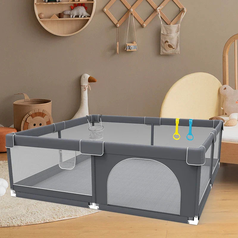 IMBABY Indoor Baby Playpen for Children Kid Ball Pit Toy Plaza Kids Playground Park Toddler Safety Fence for Self Entertainment