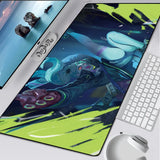 Cyberpunk Mouse Pad Anime Mousepads Edgerunners Keyboard Mat DIY Soft Gamer Large DeskMat XXL XL Gaming Accessories for Computer