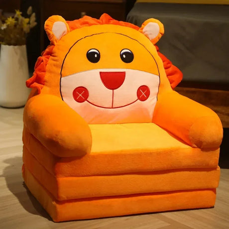 Folding Sofa Creative Cartoon Children Cute Princess Baby Toddler Dual-purpose Child Armchair Lazy Small Bed Seats Practical