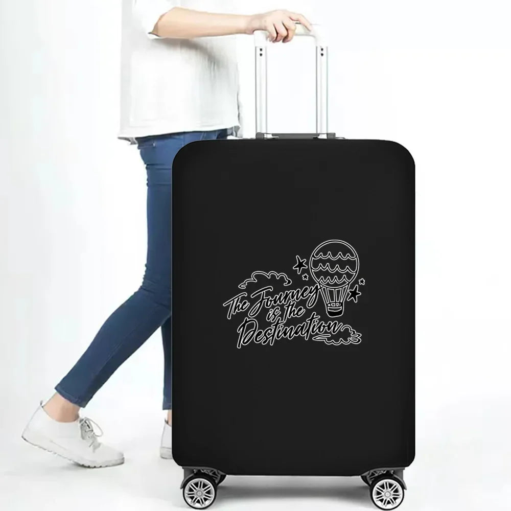 World Map Travel Luggage Protective Cover Traveling Essentials Accessories Suitcase Covers for 18-32 Inch Elastic Trolley Case