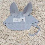 Baby Animal Ears Cute Fisherman Cap Breathable Linen Fetal Hat Kids Fun Squirrel Standing Ear Cotton Linen Sun Hat