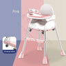 Folding Baby Highchair Kids Chair Dinning High Chair for Children Feeding Baby Table and Chair for Babies Toddler Booster Seat