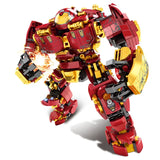 Superheroes Mecha Building Blocks Toys for Boys Super Armor Robot Model Military Warrior Action Figures Gifts for Kids Children