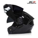 High Quality BLD Motorcycle Full Face Helmet Four Seasons Motocross Racing Modular Flip Up Casco Moto Men Women Off Road Helmet