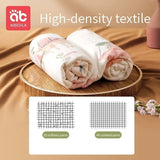 AIBEDILA Baby Towel for Babies Muslin Towels New Born Baby Items Stuff Things Cotton Bath Newborn Hand Stitch Shower Face AB2938