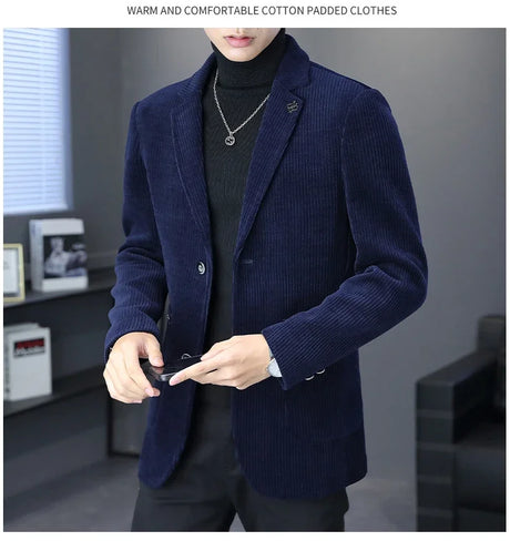 High Quality Blazer Men Korean Version of Fashion Trend Simple Casual Business Elite Gathering Best Man Gentleman  Suit Jacket