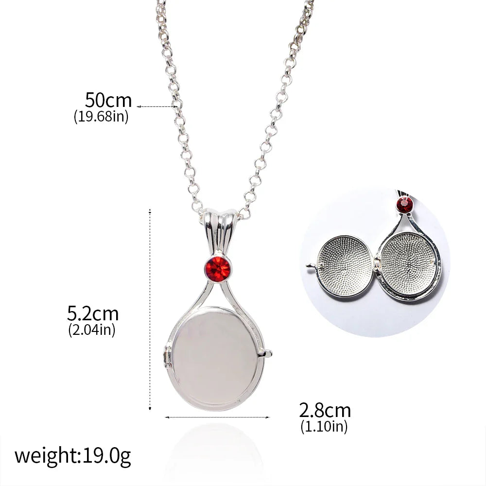 Fashionable H2O Mermaid Openable and Closable Pendant Necklace Creative H2O Shell Women's Jewelry Gift Cosplay Props Decoration