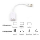 Usb Wired External Drive Free Sound Card Analog 7.1 Channel Desktop Portable External Sound Card Converter Earphone Microphone