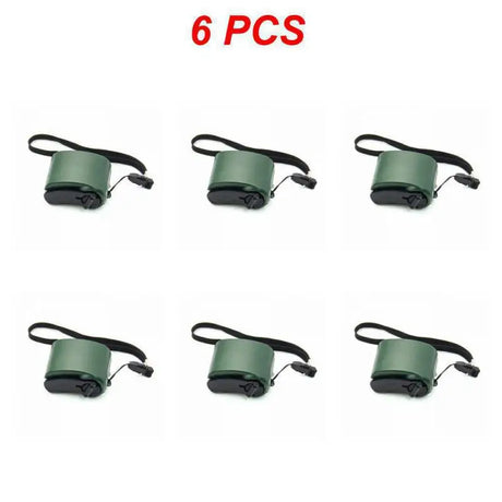 1~6PCS Hand Crank USB Phone Emergency Charger For Camping Hiking EDC Outdoor Sports Travel Charger Camping Equipment Survival