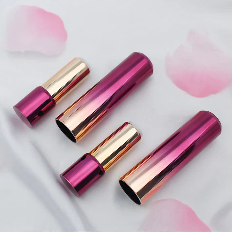 12.1mm DIY Purple Lipstick Tube Cosmetic Lip Balm Packing Container Lip Gloss Refillable Bottle Lip Accessory Wholesale