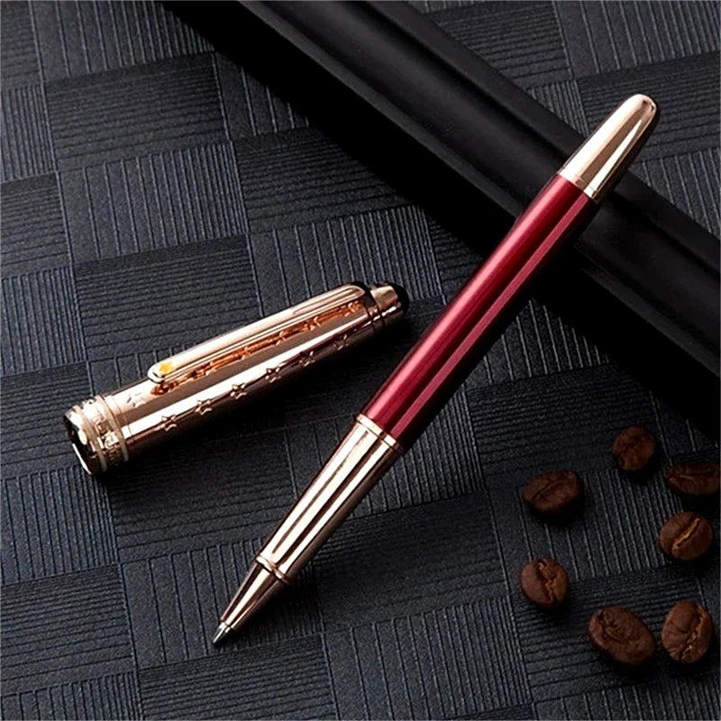 MB Special Edition Petit Prince Starry Rollerball Pen Ballpoint Pen Red & Blue Office Writing Fountain Pens With Serial Number