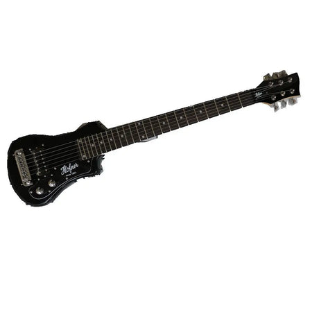 Mini Electric Guitar Children Outdoor Travel Portable Guitar Beginner Guitar Practice String Musical Instrument with Accessories