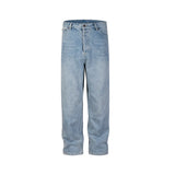 High Street Washed Blue Wide Leg Baggy Jeans for Men and Women Straight Ropa Hombre Y2k Denim Pants Oversized Loose Trousers