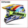 UCHOOSE Motorcycle Helmet Professional Motocross Off Road Helm Children Off-road Casque Capacete De Motocicleta Gift Goggles