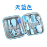 Newborn Baby Kids Nail Clippers 14 PCS Child Care Cleaning Set Comb Massage Soft Bristle Brush Set Kit