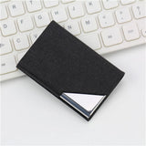 1/2PCS Creative Wallet Waterproof Stainless Steel Metal Box Silver Aluminium Business Id Credit Card Holder Pocket Case Cover