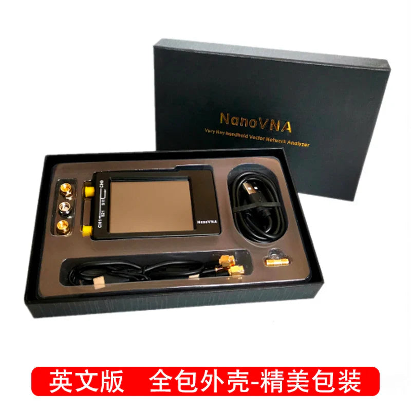 NanoVNA Vector Network Antenna Analyzer 2.8 Inch 50KHz-1.5GHz MF HF VHF UHF Digital Antenna Tester Nano VNA