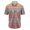 Spring And Summer New Men's Plus Size Beach Casual Dress Fashion Loose Classic Stripe Men's Polo Versatile Shirt