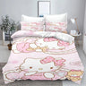 Hello Kitty With Pillowcase Bedding Set Duvet Cover Comforter Sets Universal, Suitable For Children And Adults  Home