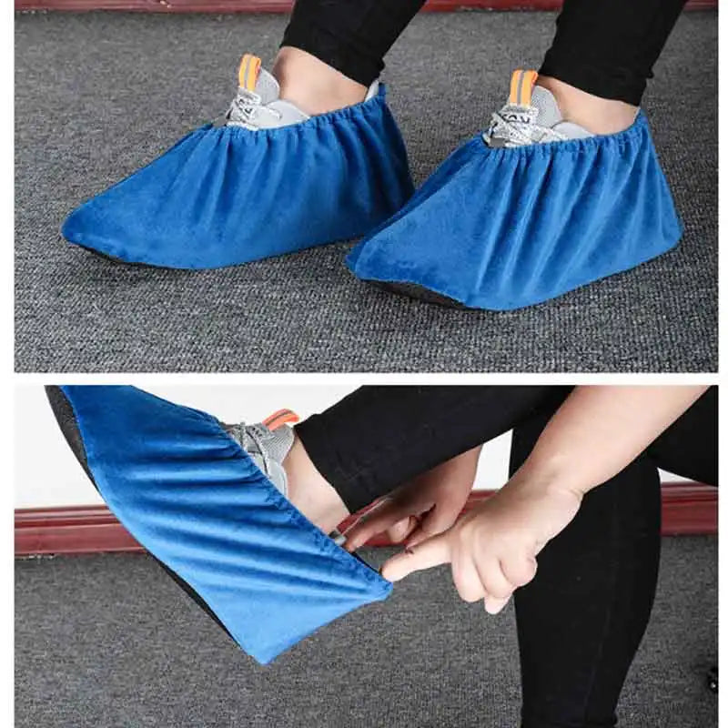 Thicken Shoe Covers Anti-slip Reusable Overshoes for Dust Proof Boot Cover Unisex Shoes Protector Men Women Cleaning Accessories