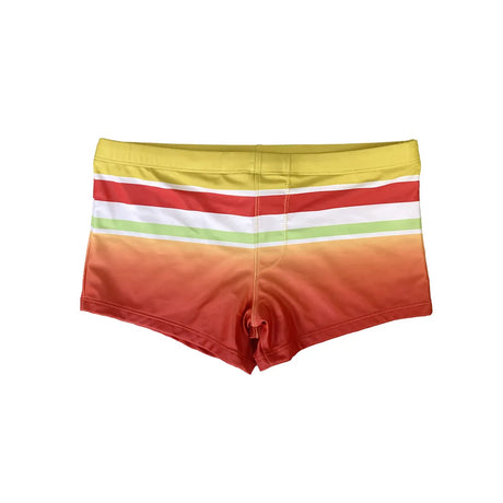 WY79 new summer yellow red sexy low waist tight men boxer swimwear surf bikinis swim trunk briefs men swimsuits beach shorts