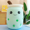 22-70cm Giant Size Bubble Tea Plushies Squishy Milk Tea Boba Pillow Peluche Ice Cream Fruits Juice Drink Bottle Prop Decor Gift