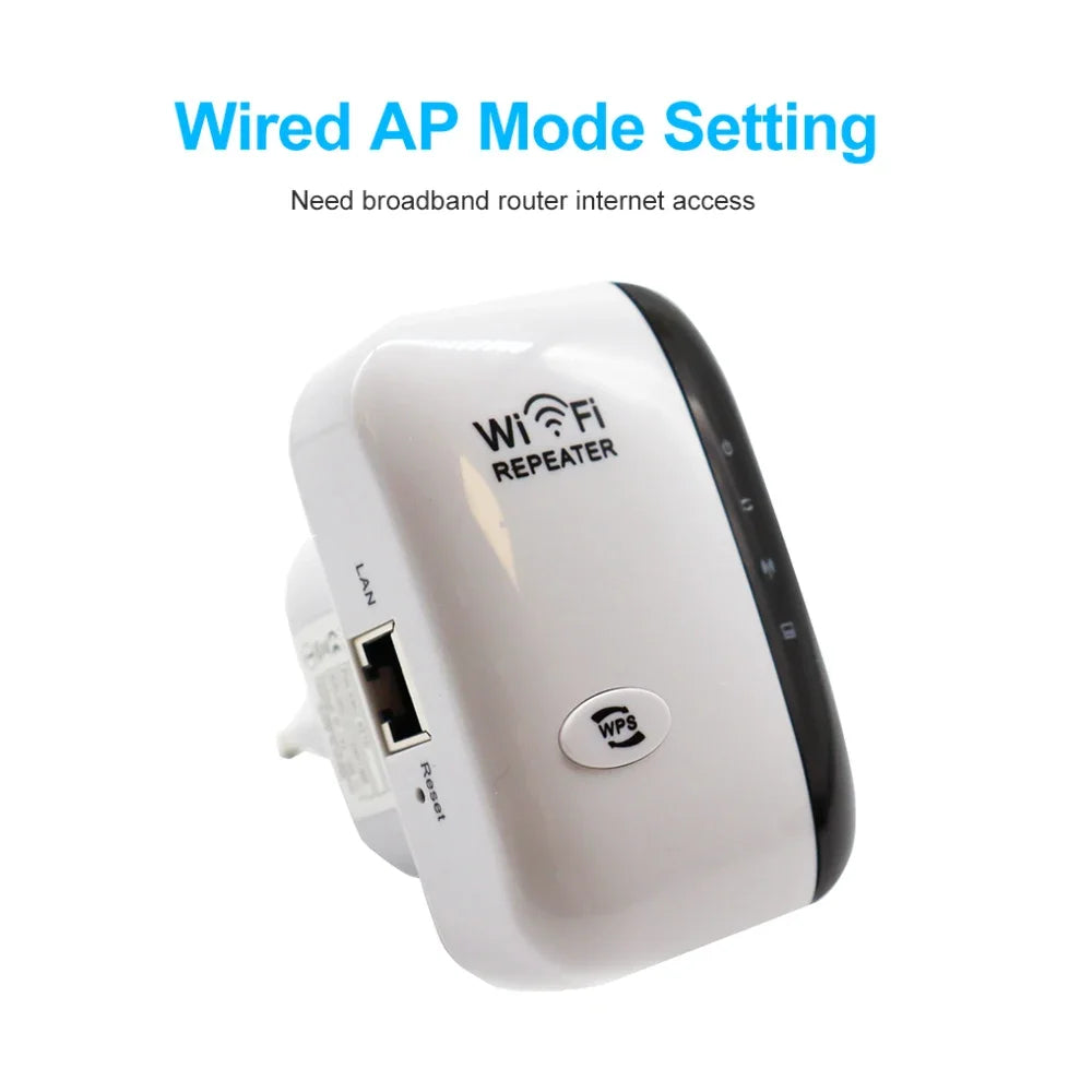 WPS Router 300Mbps Wireless WIFI Repeater WiFi Extender Amplifier WiFi Booster Repetidor Wi Fi Signal Repeater Access Point AP