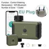 Diivoo 1/2/3 Zone Garden Watering Timer Wifi Automatic Drip Irrigation Controller Water Valve Garden Automatic Watering System