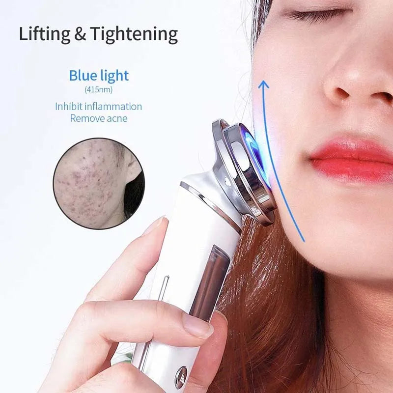 High Frequency Vibrating Skin Rejuvenation Microcurrent Anti Wrinkle Face Lifting Machine Beauty Device for Home Use