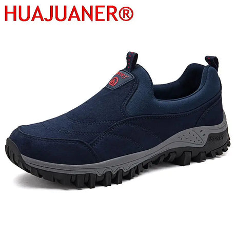 HUAJUANER Fall New Casual Shoes Mens Breathable Zapatillas Hombre 46 Large Size Slip-on Soft Platform Outdoor Men Sneakers