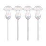 2/4Pcs Plant Water Cans Automatic Self Watering Globes Glass Mushroom Heart Shape Watering Drippers Device Home Garden Supplies