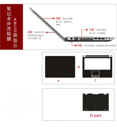 3PCS Skin Cover Case Film For HP 13-an0002tu 13 air BE058AU 14-dv0003TX 14 Pro Eh000tu 15-15EG101TU 15-eg0010tx 15-CS