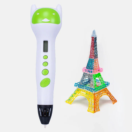 Magical 3D Drawing Pen for Kids - Creative Christmas Gift with LCD Screen Display