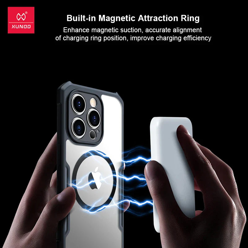 For Xiaomi Poco F5 Pro Xundd Magnetic Case, For Poco F5/Poco F5 Pro Airbag Shockproof Wireless Charging Magnet Phone Cover