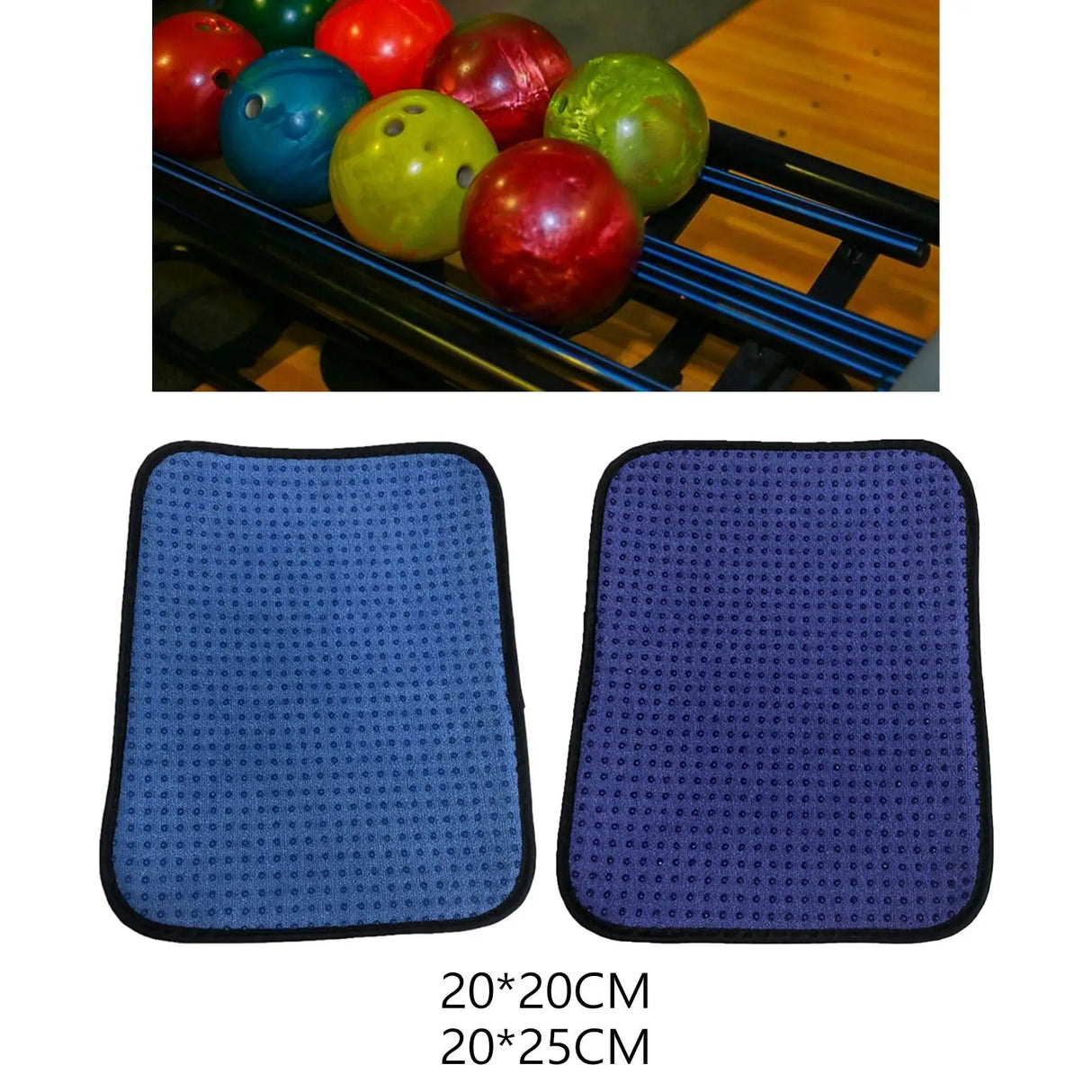 Microfiber Bowling Shammy Pad Bowling Rag Bowling Ball Towel Bowling Cleaning Towel Clean from Dirt and Oil Bowling Supplies