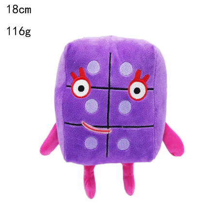 14-30cm Cartoon number Plush Doll Toy Educational Stuffed Movie TV number Toys Kids Gift early childhood education doll