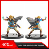 14cm The Hyrule Fantasy Zelda Figure Link Tears of the Kingdom Game Model Action Figure PVC Figurine Kids Toy Gifts for Boys