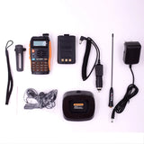 Baofeng GT-3TP Walkie Talkie VHF UHF Keyboard LCD Screen High Power 8W 23cm Soft Antenna HAM Radio Communication FM Transceiver